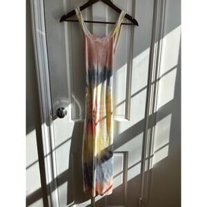 Young Fabulous & Broke Tie Dye Hamptons Maxi Dress Racerback | Medium